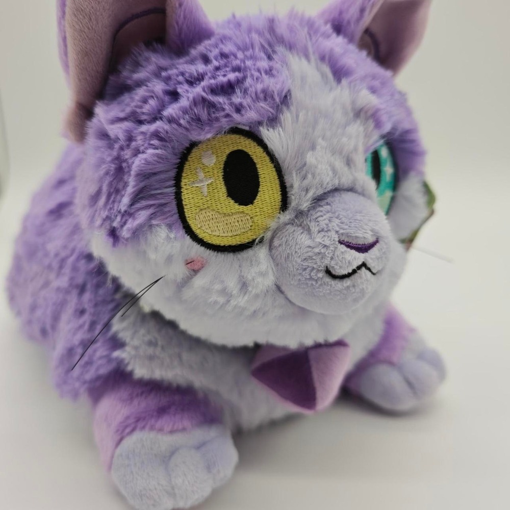 Squishable Phlox the Cat Mini Plush Purple Heterochromia Eyes SQU-118964 NWT